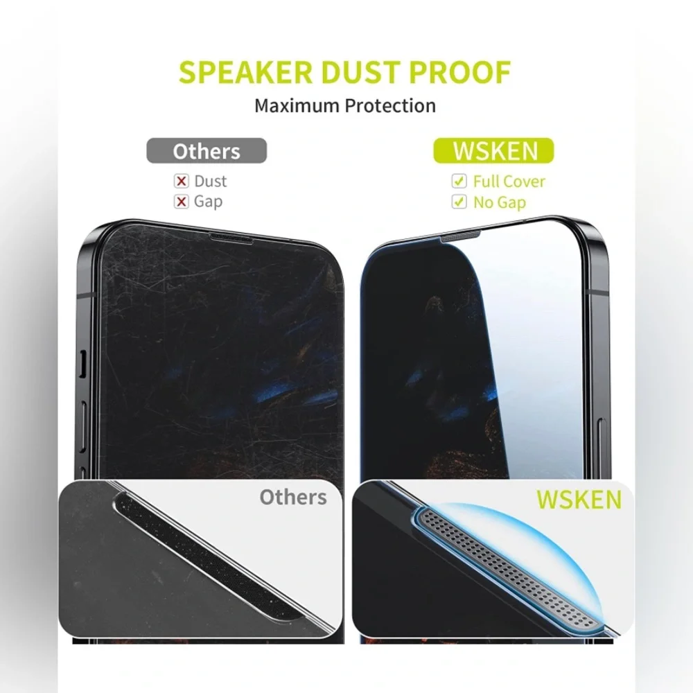 N.W.TiPhone 14 Pro Screen Protector (6.1 inch) 2 pack